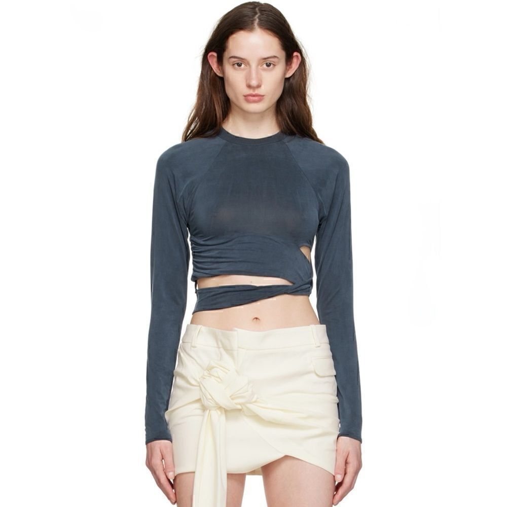 Jacquemus Le T-Shirt Espelho In Blue